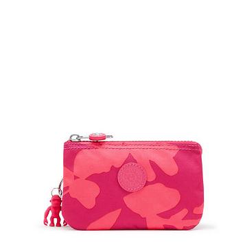 Kipling Creativity Small Printed Pouch Tassen Rood | BE 2118SG